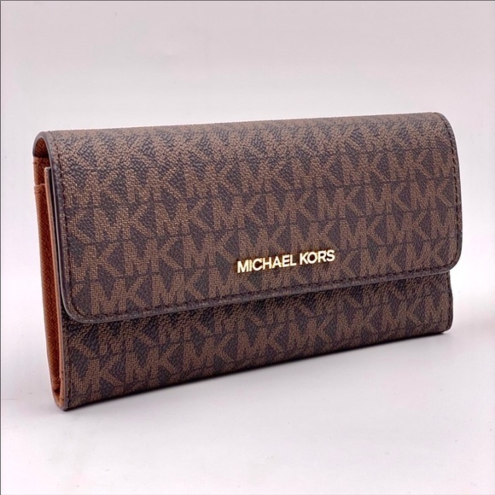Michael Kors Trifold Wallet Brown
